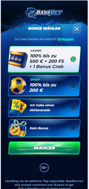 bassbet bonus