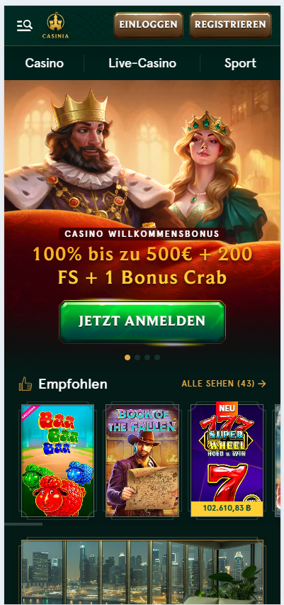casinia startseite